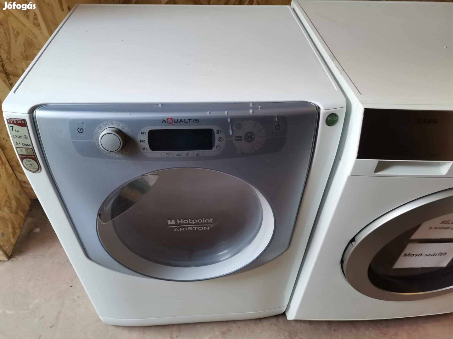 Ariston 7 kg mosógép 1200 centrifugával 6 hónap garanciával