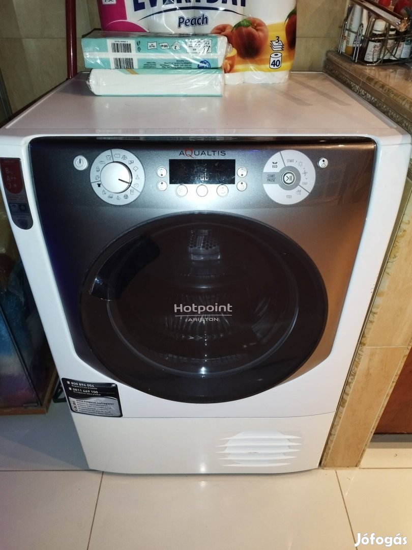 Ariston Hotpoint Aqc8F27 hőszivattyús szárítógép 8kg 