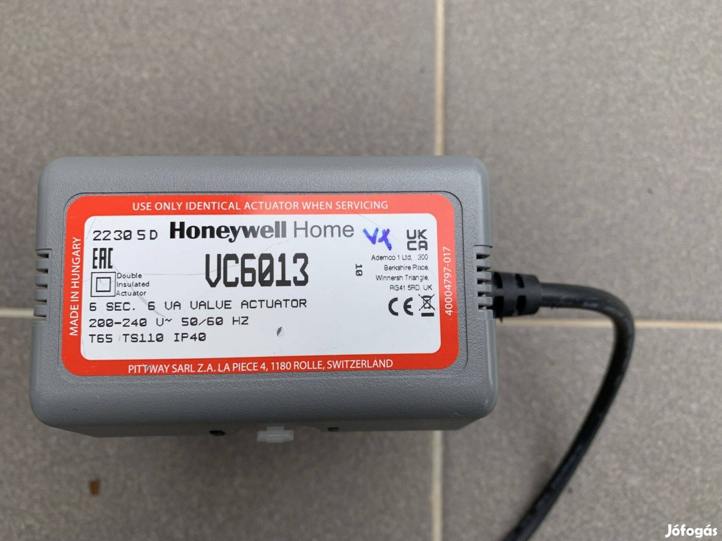Ariston motoros 3 járatú szelep (3078156)Honeywell