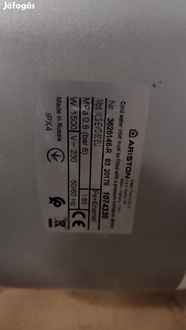 Ariston vízmelegítő