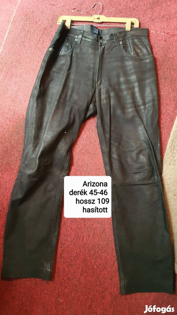 Arizona bőr nadrág derék 45-46