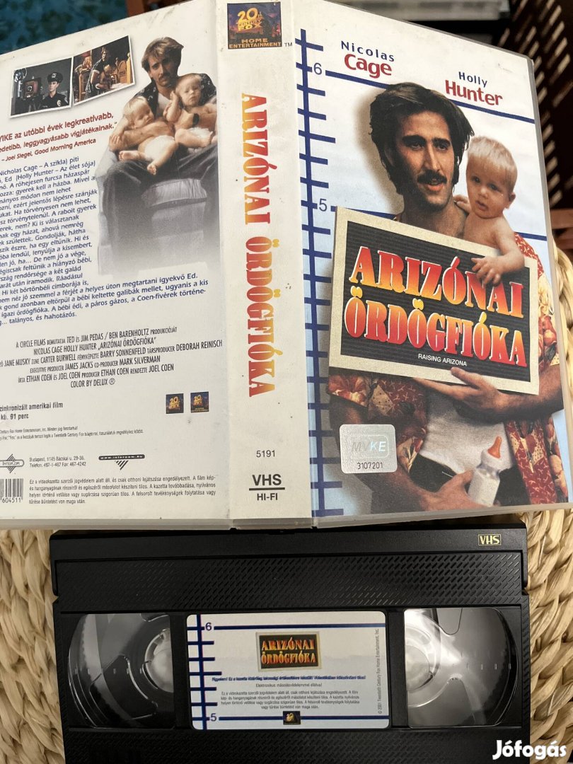 Arizónai ördögfióka vhs