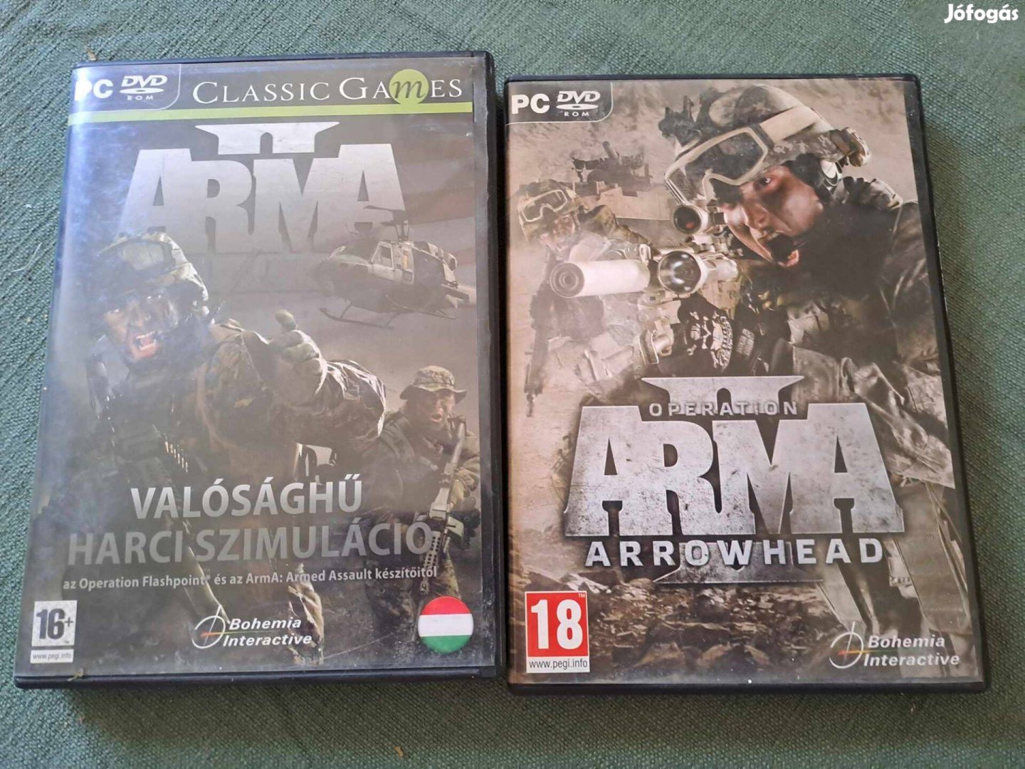 Arma II és Arma II. Operation Arrowhead PC DVD