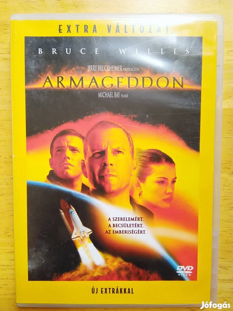 Armageddon duplalemezes újszerű dvd Bruce Willis 