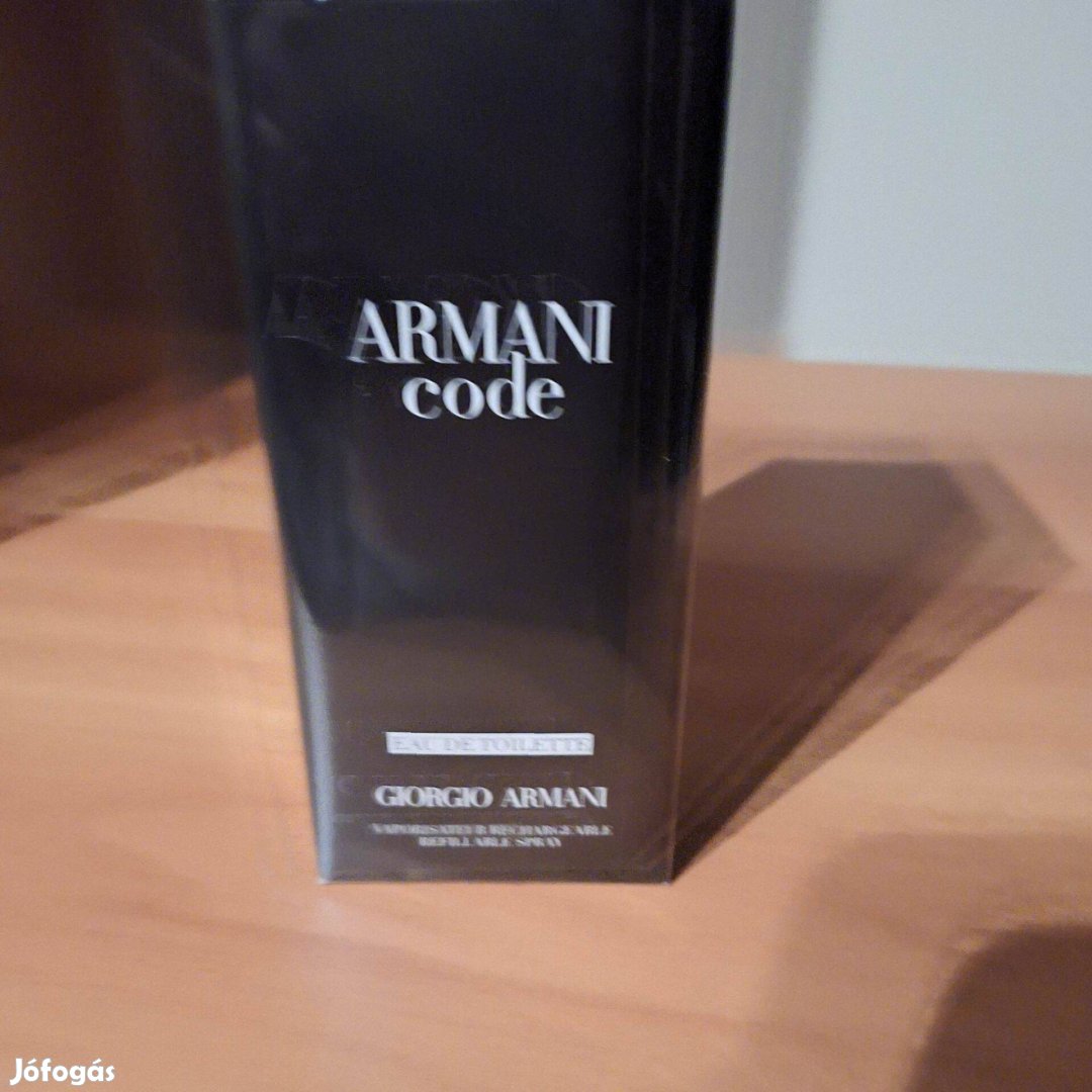Armani Code Eau De Toilette (férfi) parfüm új
