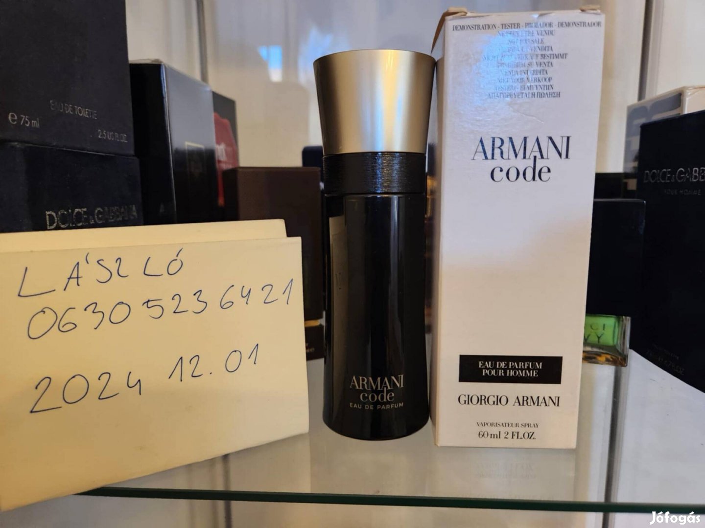 Armani Code Parfum Pour Homme teszter férfi parfüm