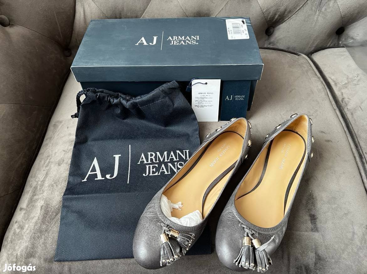Armani Jeans gyönyörű, női balerina 38 Újszerű, porzsákkal, dobozával
