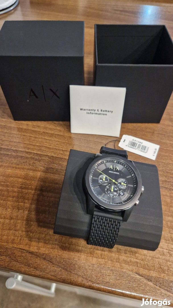 Armani karóra 44 mm bontatlan új csomagolás 