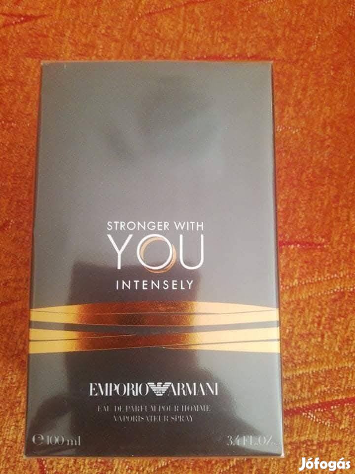 Armani stronger with you intensely 100 ml férfi parfüm