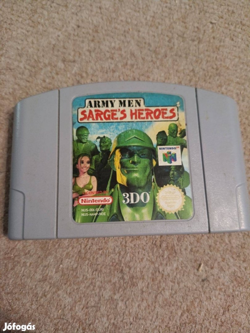 Army Men Sarge's Hearos N64