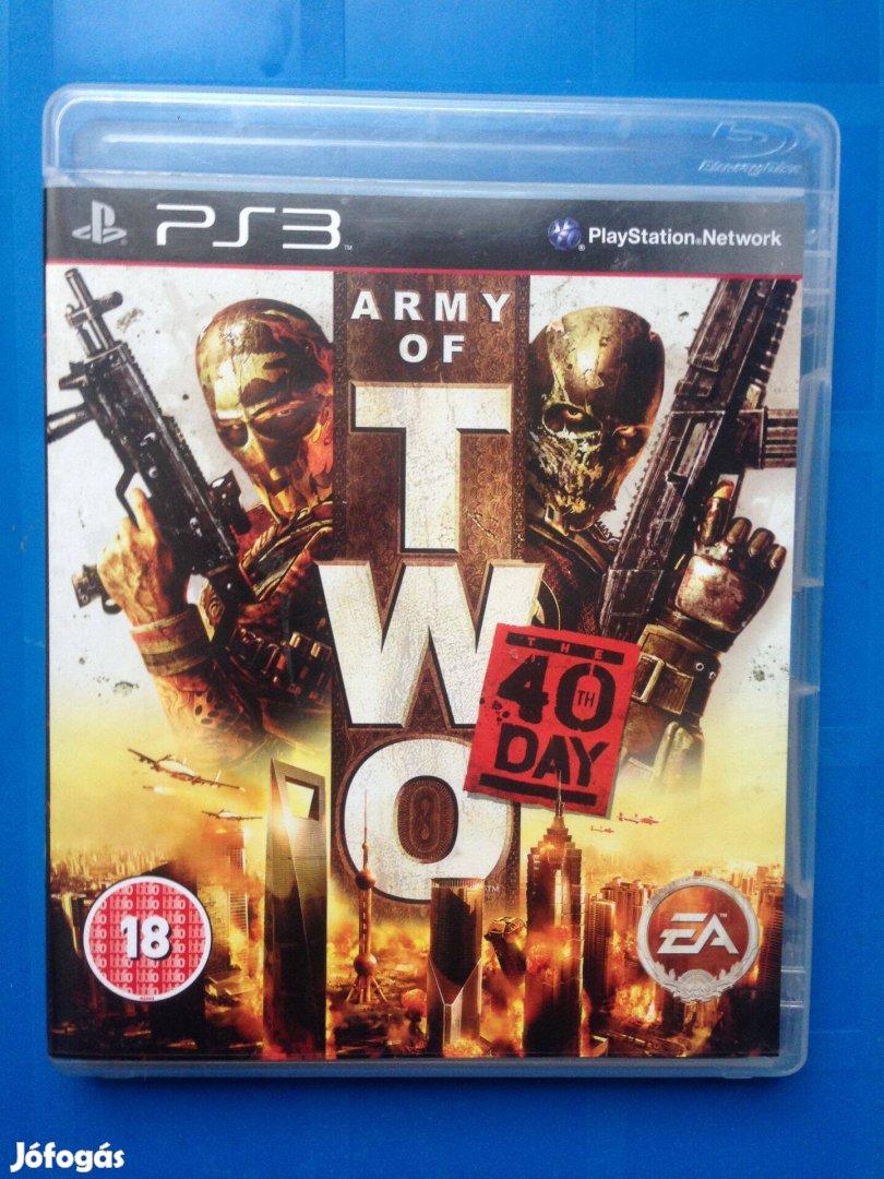 Army OF Two 40TH DAY ps3 játék,eladó,csere is