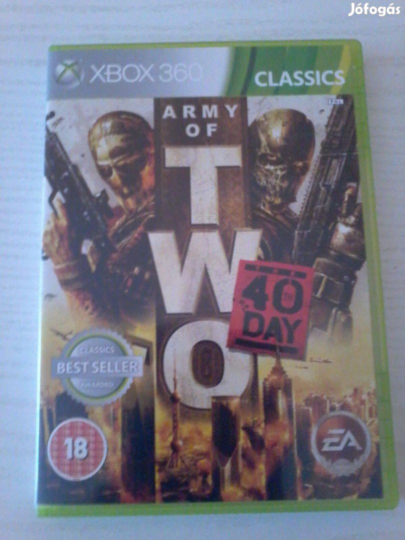 Army of Two 40 Day Xbox 360 játék eladó.(nem postázom)