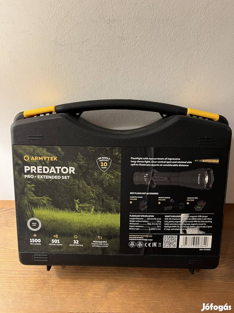 Armytek Predator Pro taktikai/vadász lámpa, szett