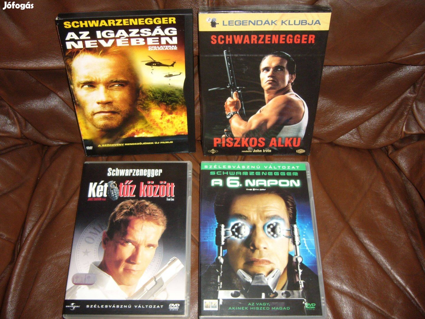 Arnold Schwarzenegger dvd , blu-ray filmek .Cserélhetők Blu-ray filmre