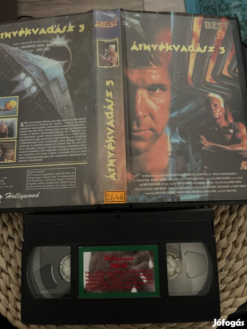 Árnyékvadász 3 vhs