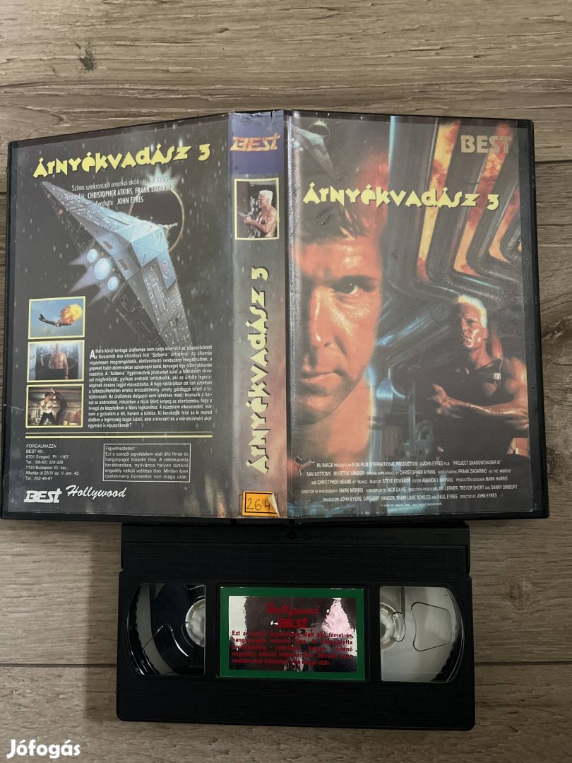 Árnyékvadász 3 vhs.  