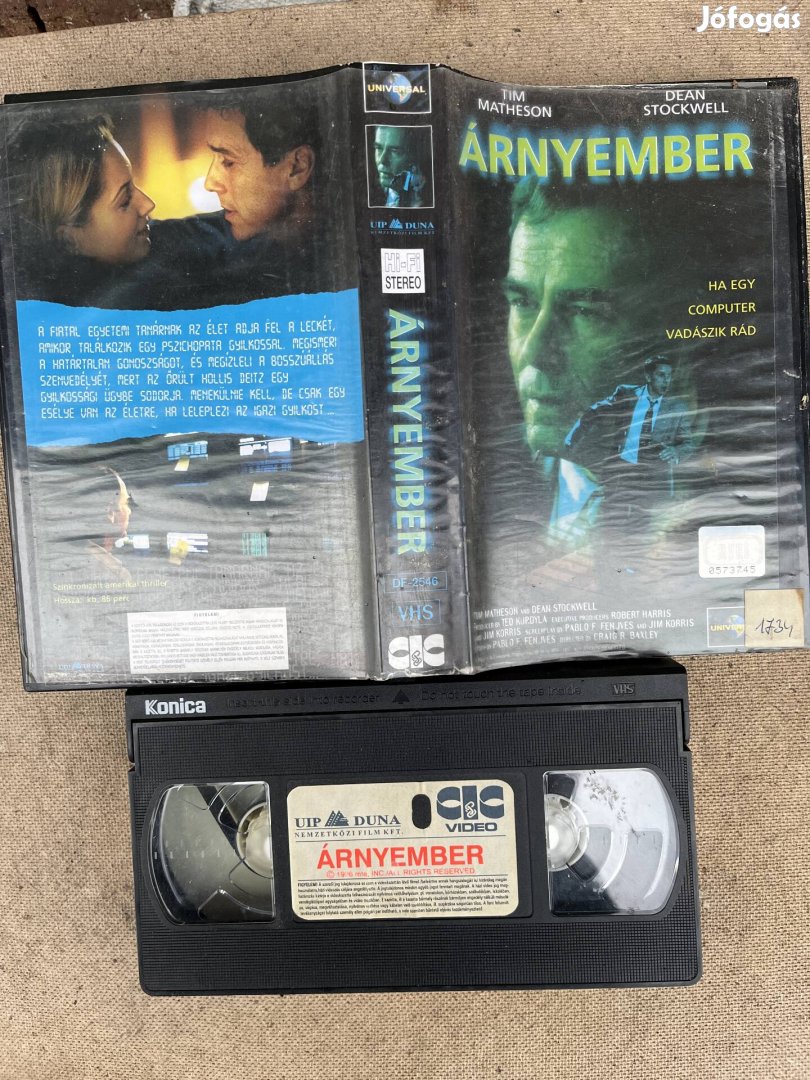 Árnyember vhs