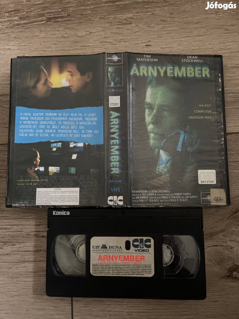 Árnyember vhs 