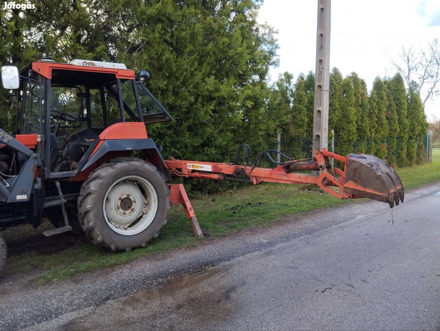 Árokásó adapter 3 pontra eladó. daru trágyarakó