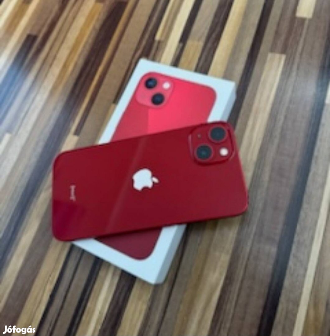 Áron Alul Eladó Iphone 13,(Red)(128gb-os) telefon!!