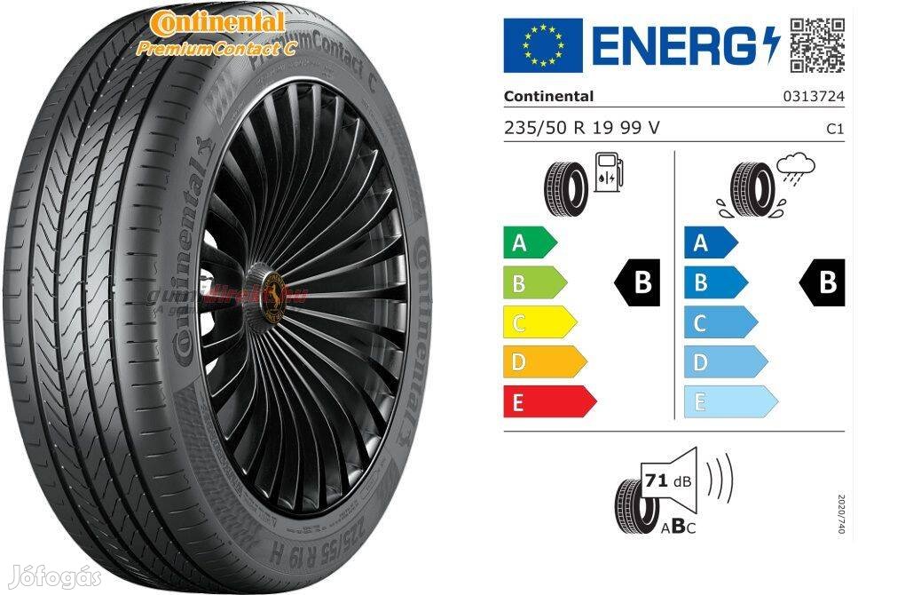 Áron alul eladó Új Continental Premiumcontact C 235/50 R19-es szett