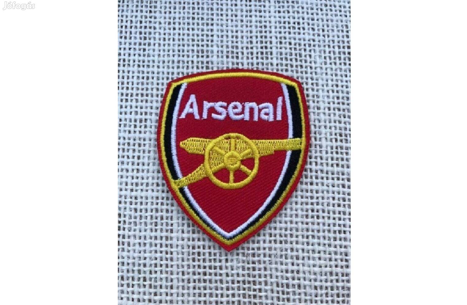 Arsenal 62x50m ruhára vasalható folt rávasaló felvarró címer logo