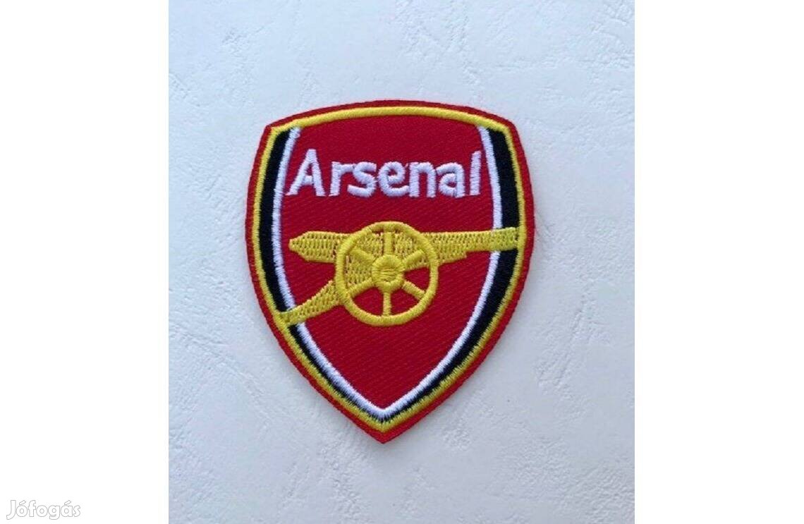 Arsenal 62x50m ruhára vasalható folt rávasaló felvarró címer logo