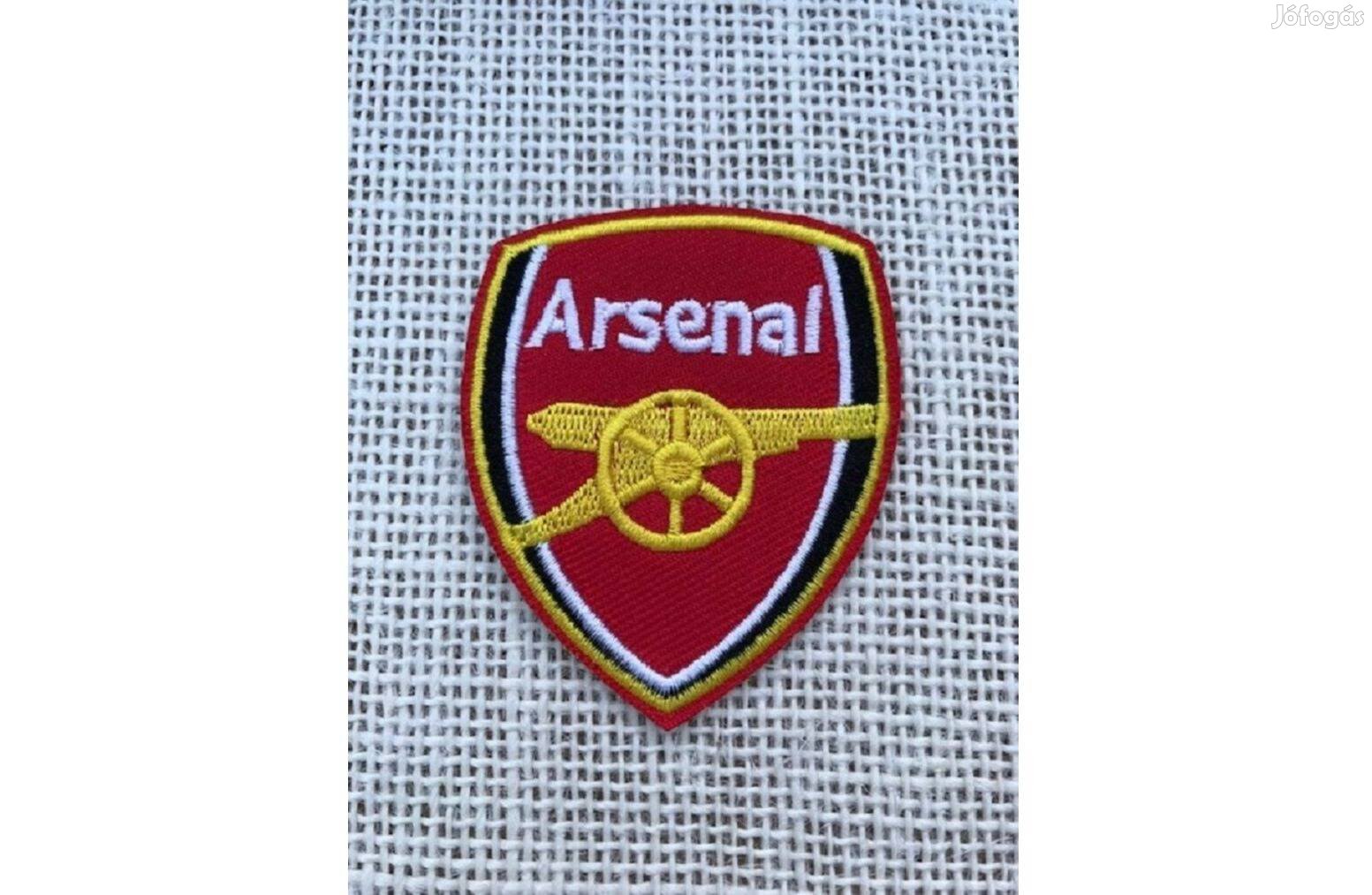 Arsenal Ruhára vasalható folt rávasaló felvarró címer logo 62x50mm