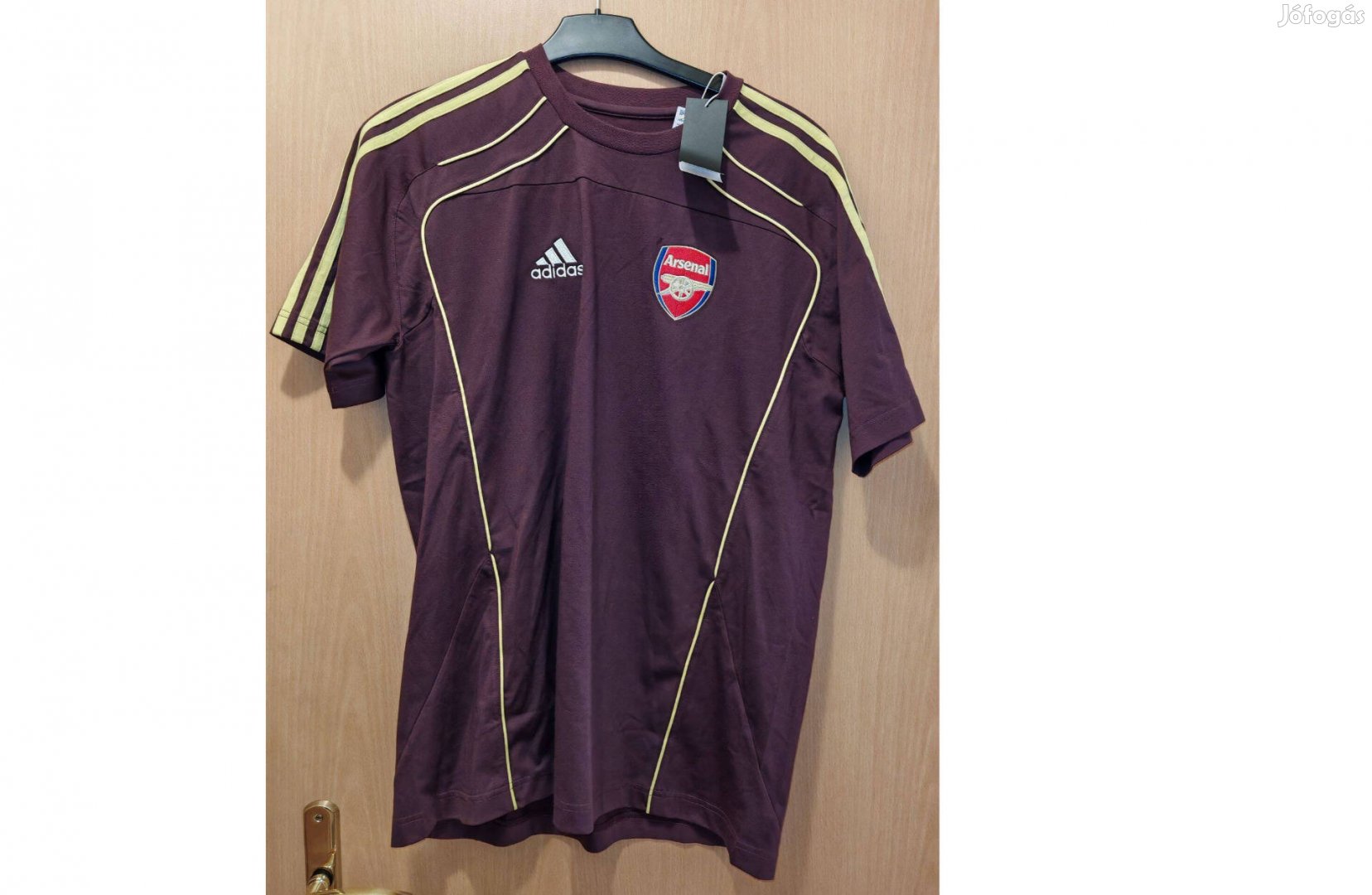 Arsenal bordó barna eredeti adidas póló (M-es)