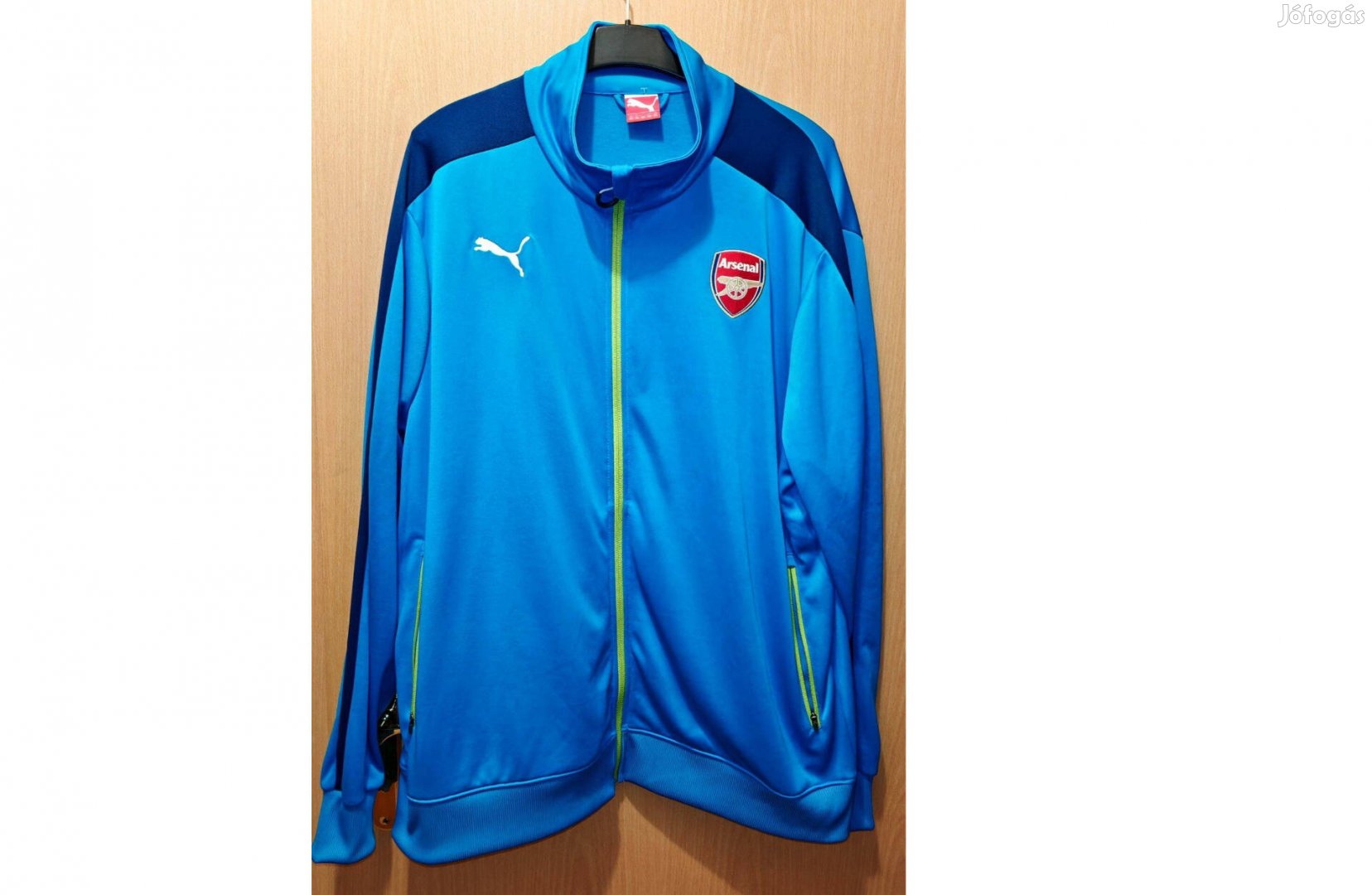 Arsenal eredeti Puma kék cipzáras felső (2XL)