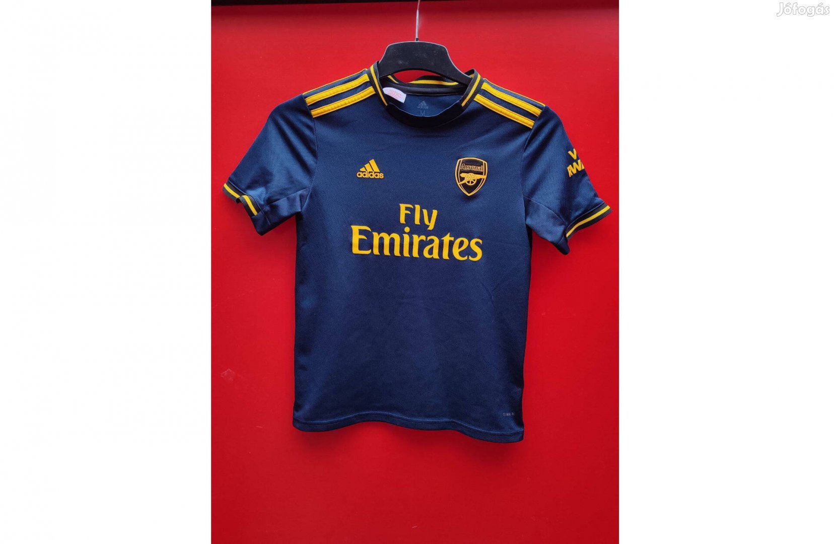 Arsenal eredeti adidas 2019-20 gyerek kék mez (M, 152)