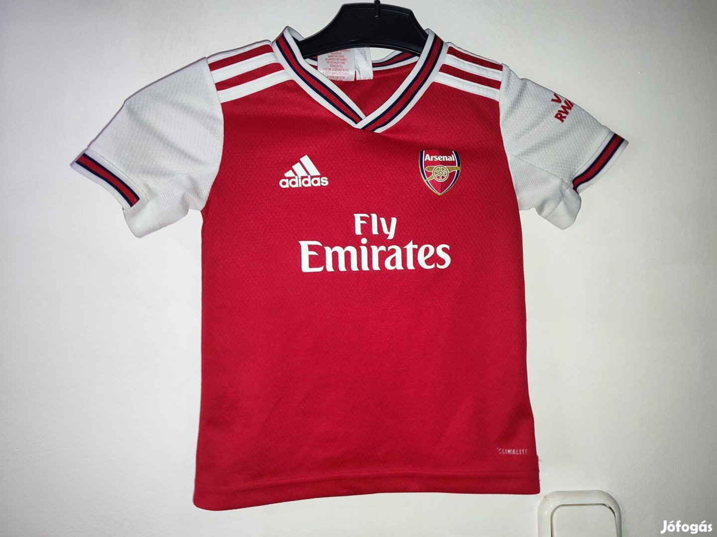 Arsenal eredeti adidas 2019 piros fehér gyerek mez (104)