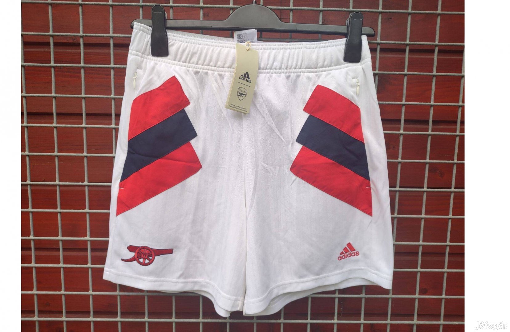 Arsenal eredeti adidas Icon rövid nadrág fehér (M)