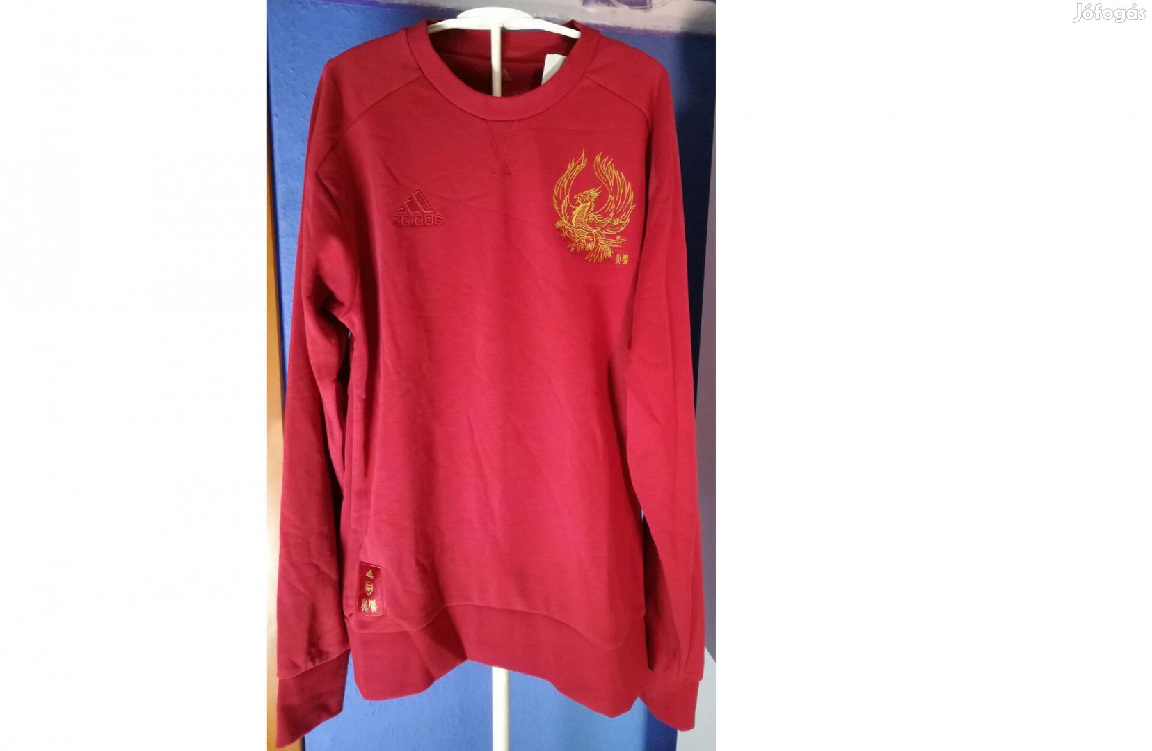 Arsenal eredeti adidas bordó Chinese New Year pulóver M