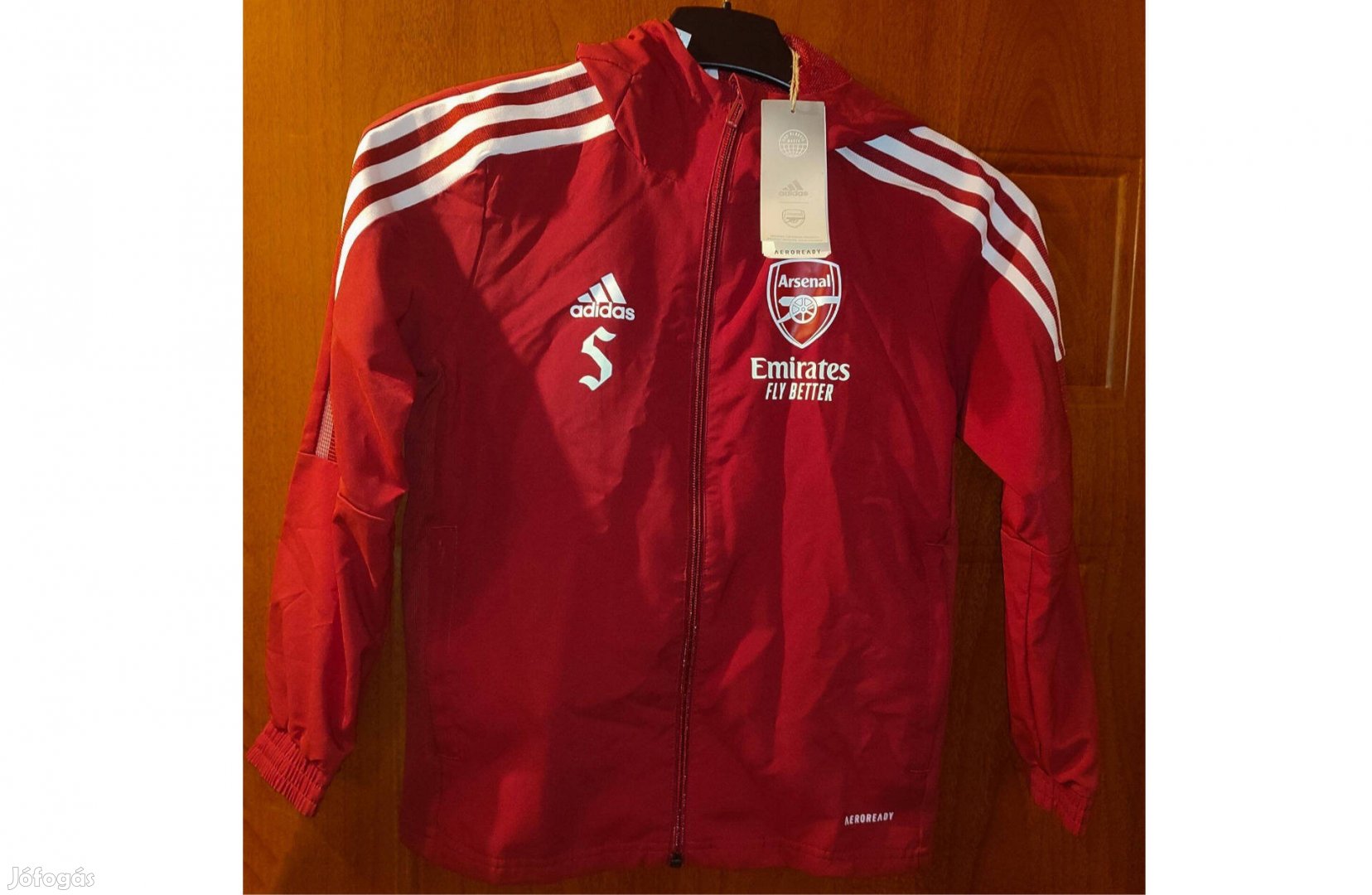 Arsenal eredeti adidas bordó gyerek felső (XS, 128)