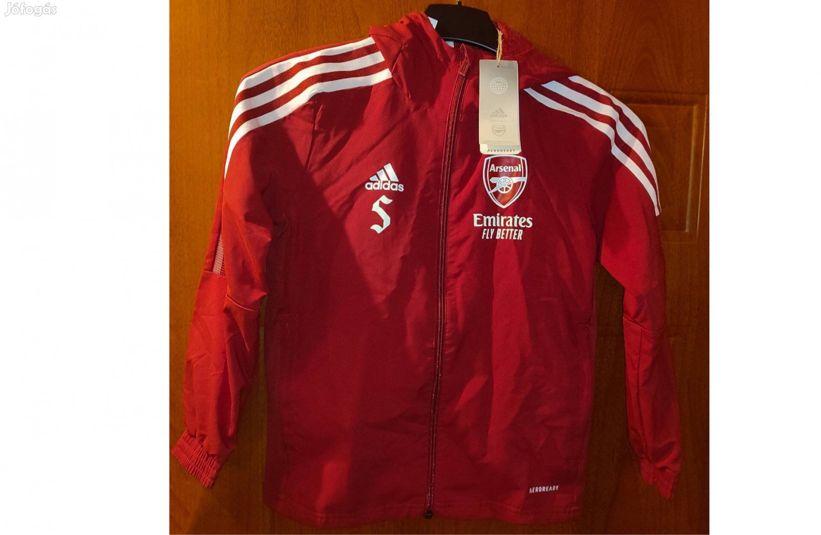 Arsenal eredeti adidas bordó gyerek felső (XS, 128)