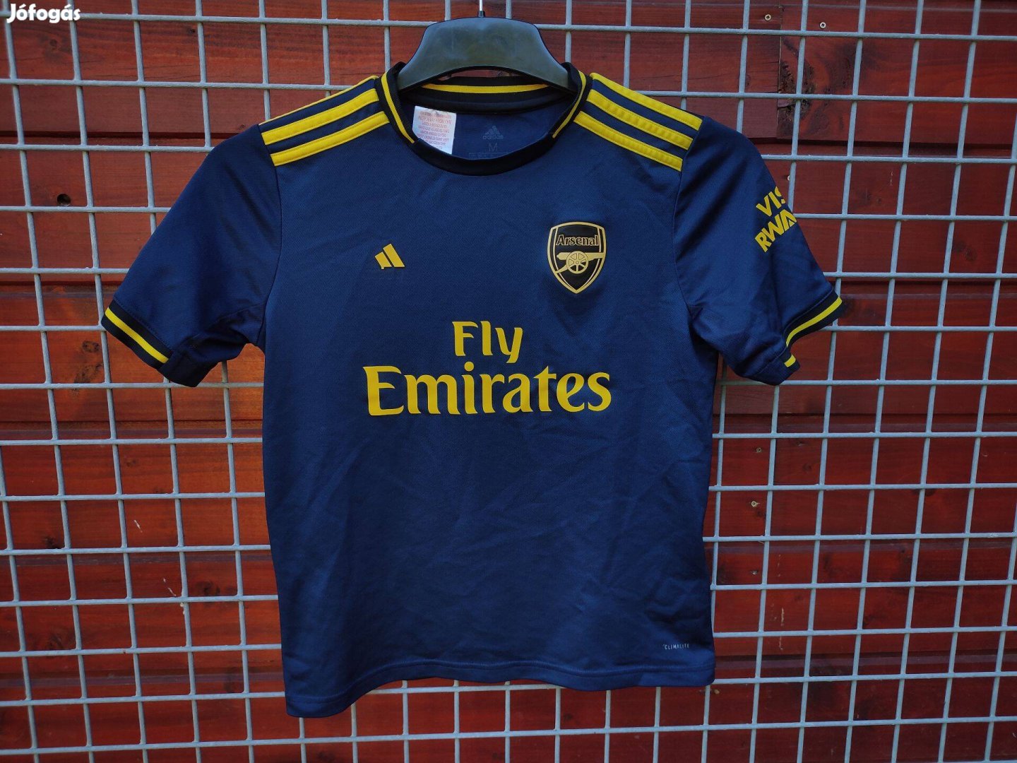 Arsenal eredeti adidas sötétkék sárga gyerek mez (M, 152)