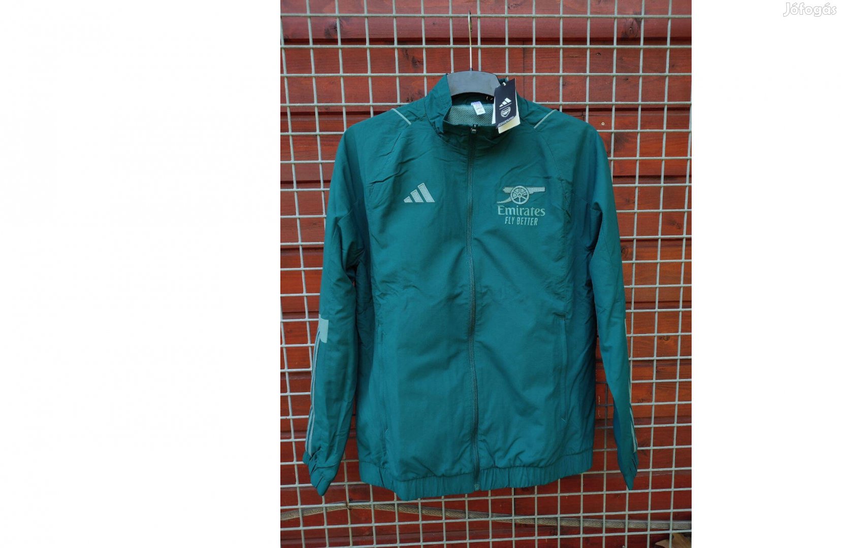 Arsenal eredeti adidas zöld dzseki (M)