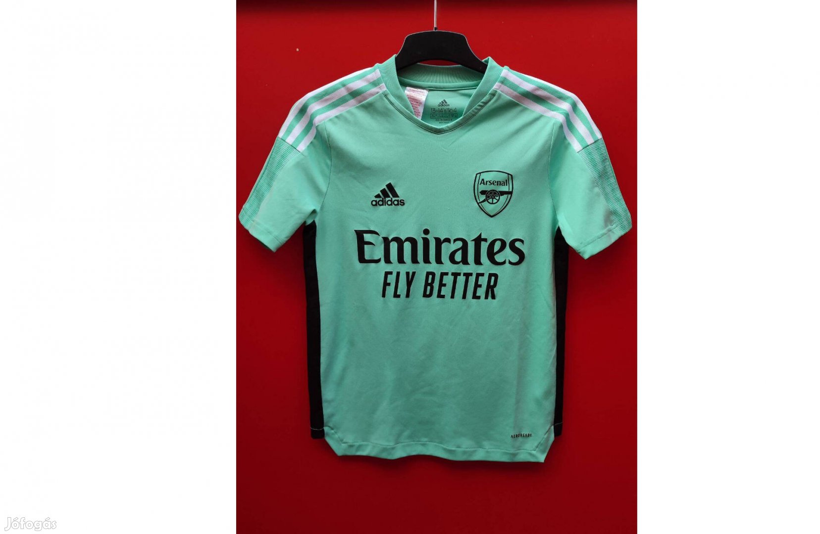 Arsenal eredeti adidas zöld gyerek mez (L, 164)