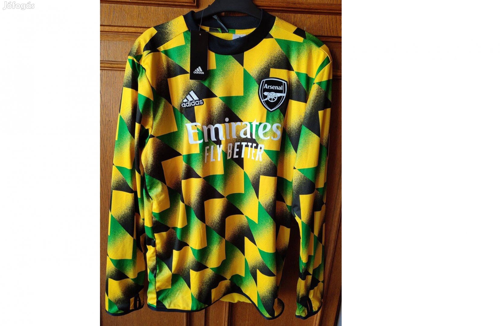 Arsenal eredeti zöld sárga adidas thermo hosszú ujjú M