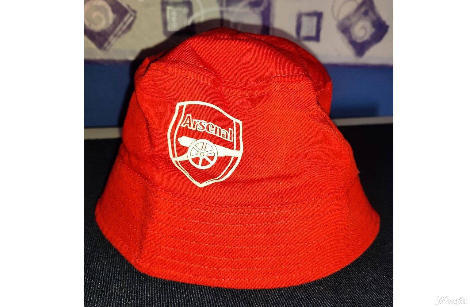 Arsenal piros szurkolói gyerek horgászkalap