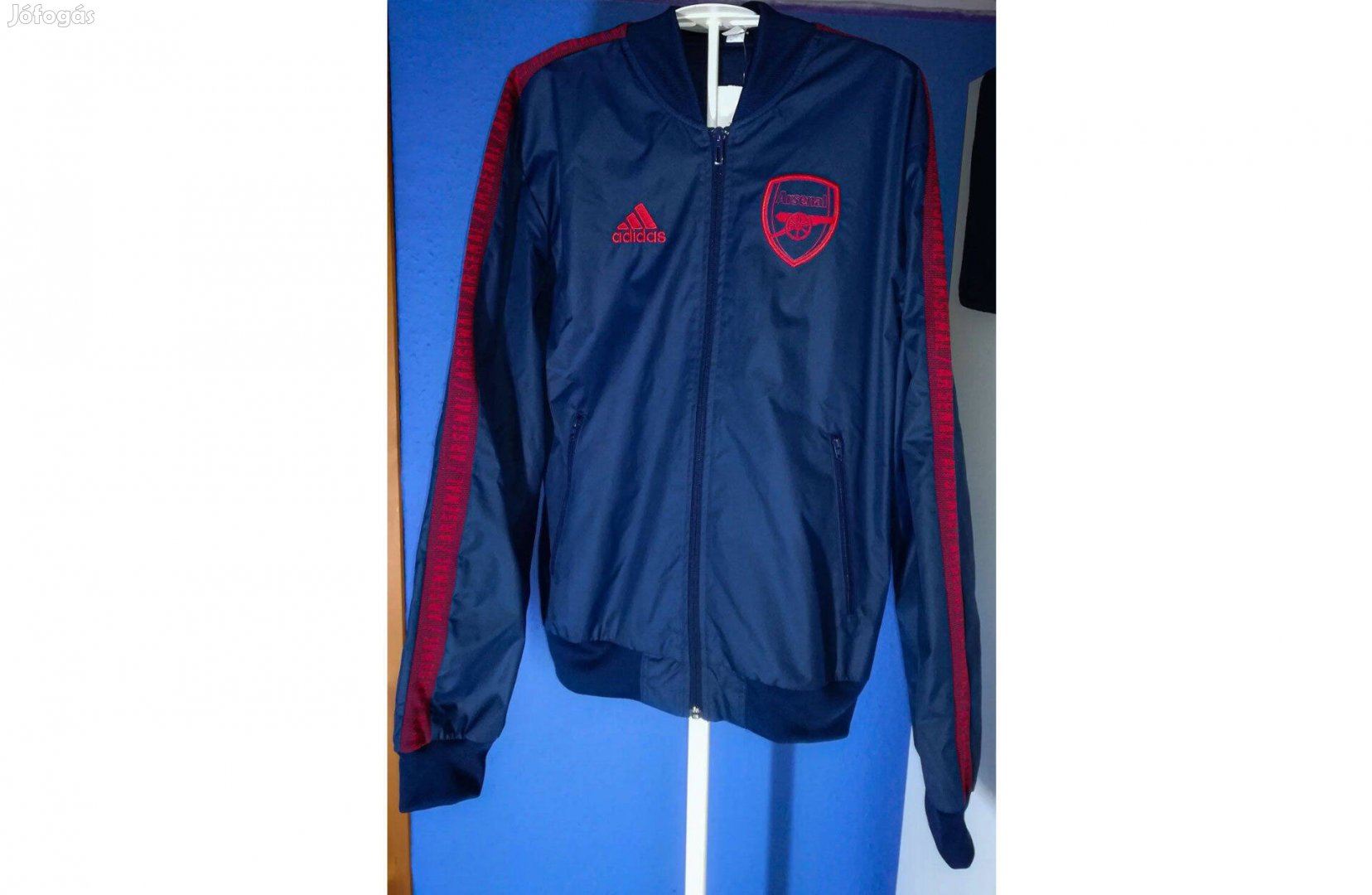 Arsenal sötétkék eredeti adidas cipzáras dzseki (XS)