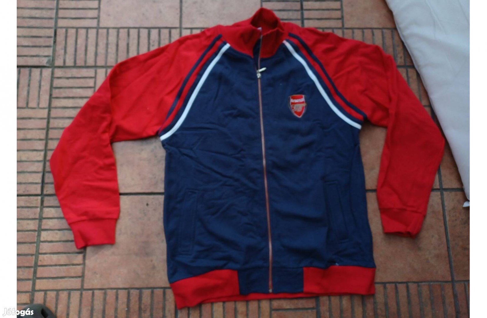 Arsenal szurkolói melegítő pulóver L XL