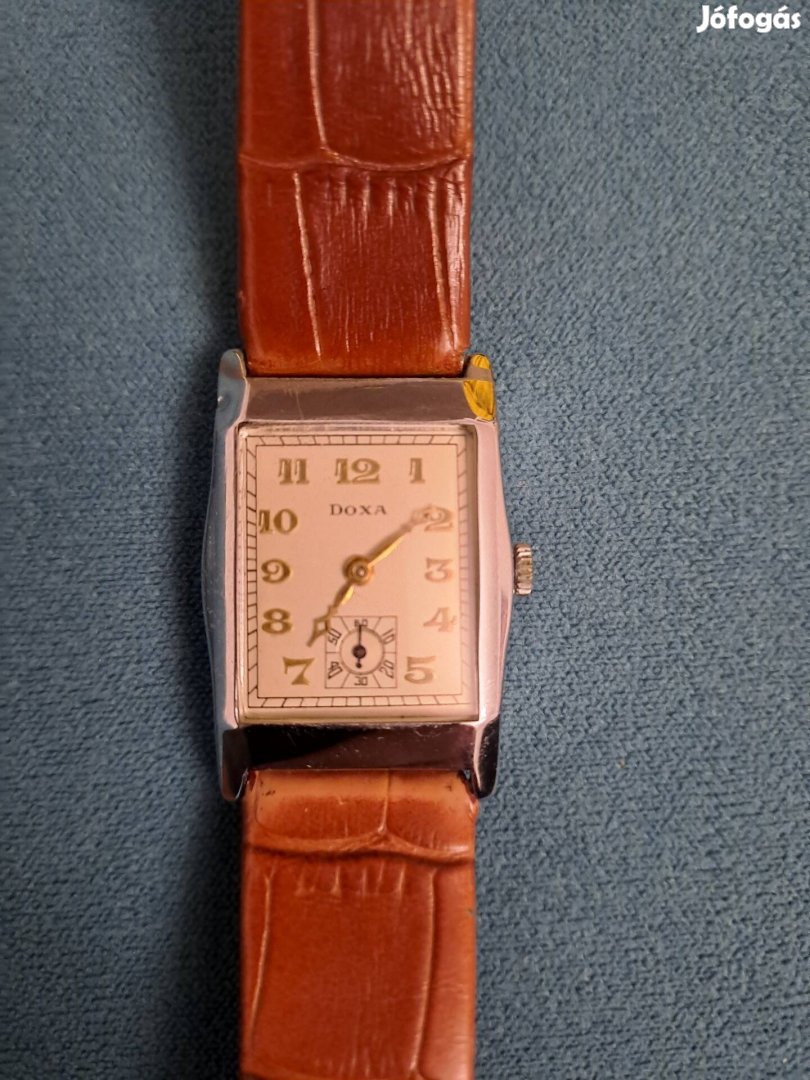 Art Deco Doxa, gyönyörű férfi karóra 