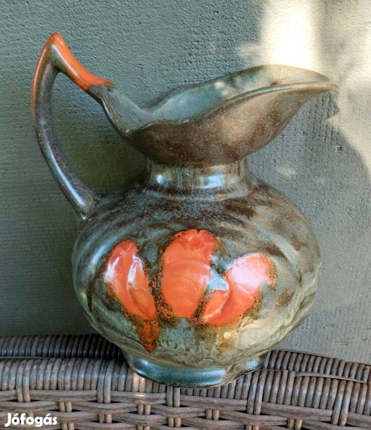 Art deco Kerámia kancsó kiöntő.17 cm