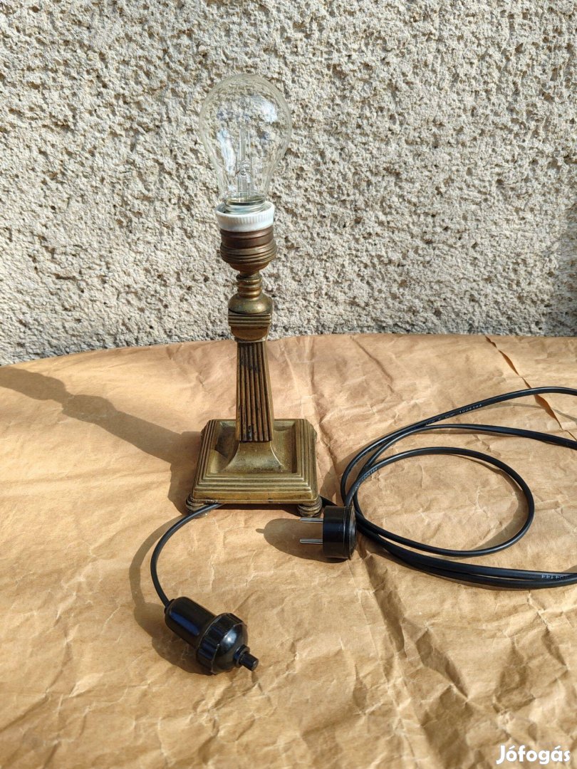 Art déco éjjeli-lámpa. 1920-kb. 1945