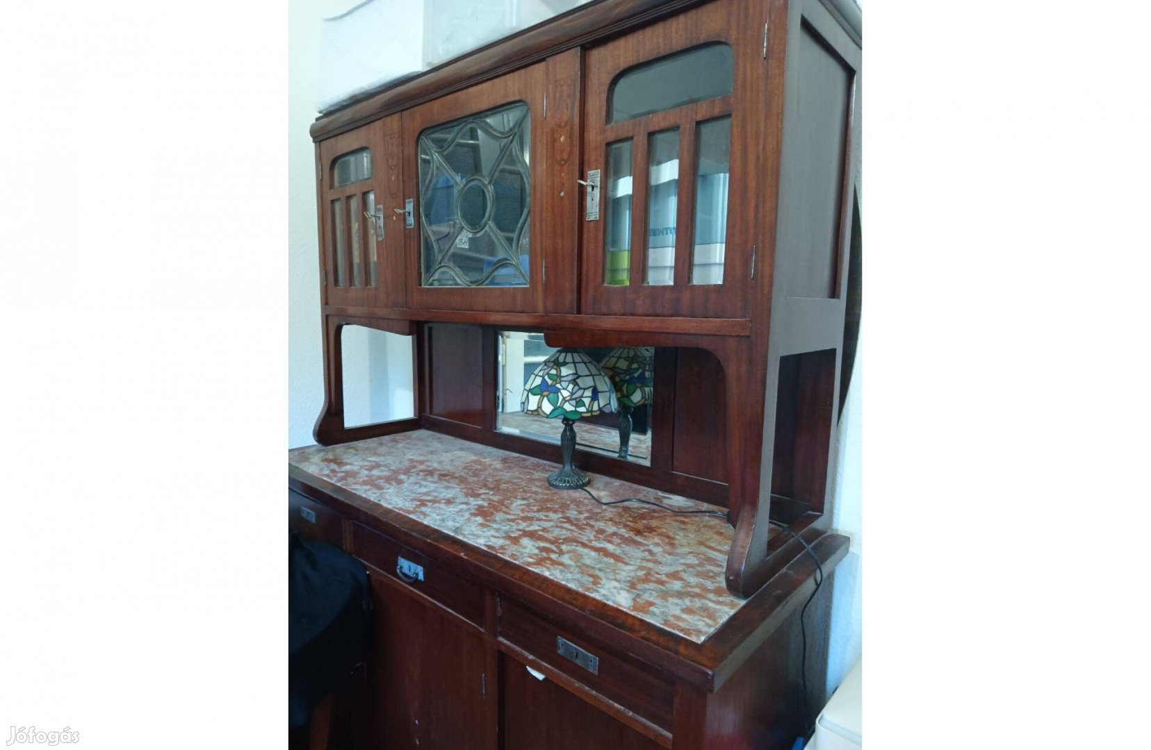 Art deco felújított tálalószekrény eladó