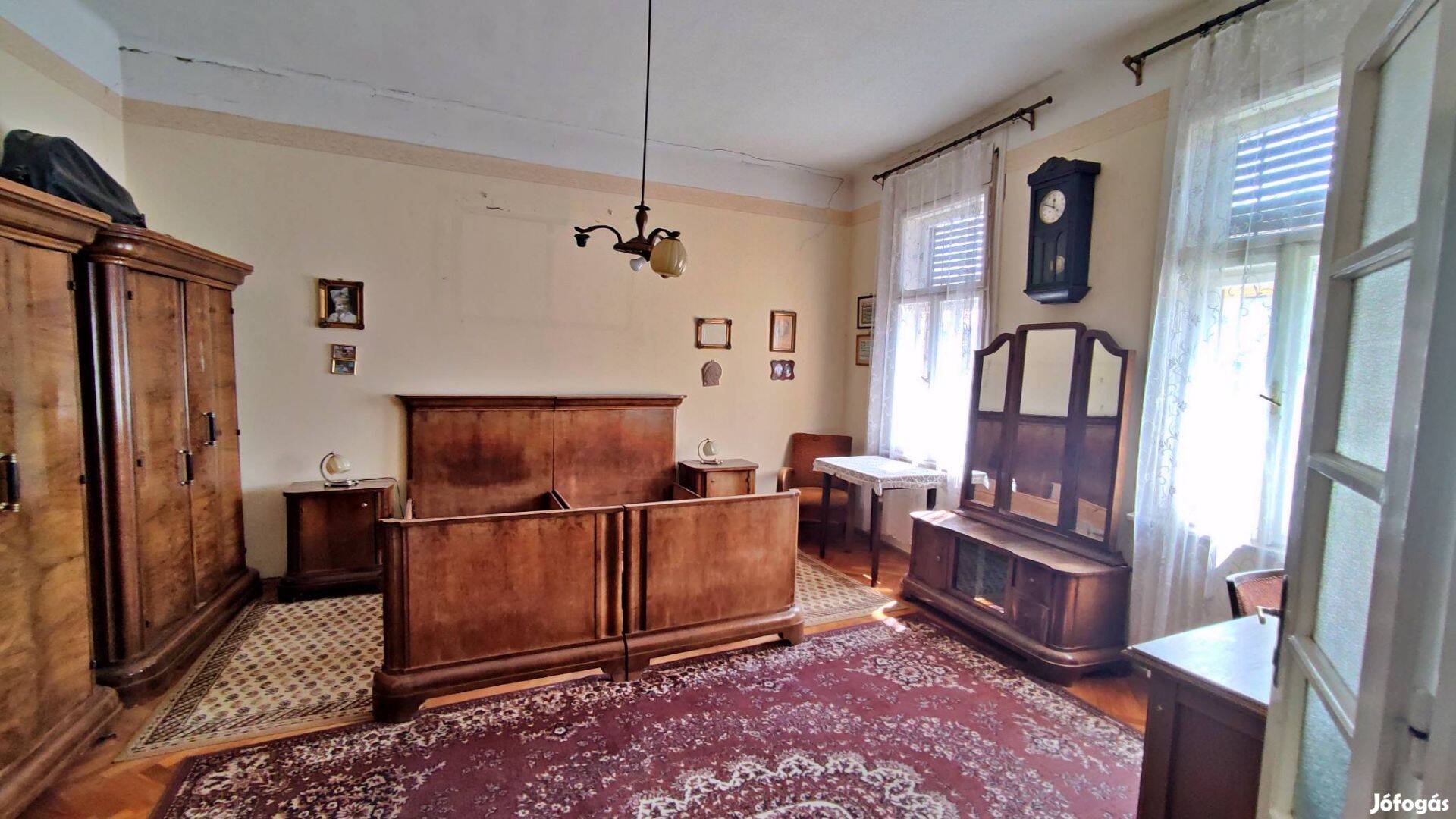 Art deco hálószoba garnitúra, régi bútor, antik bútor