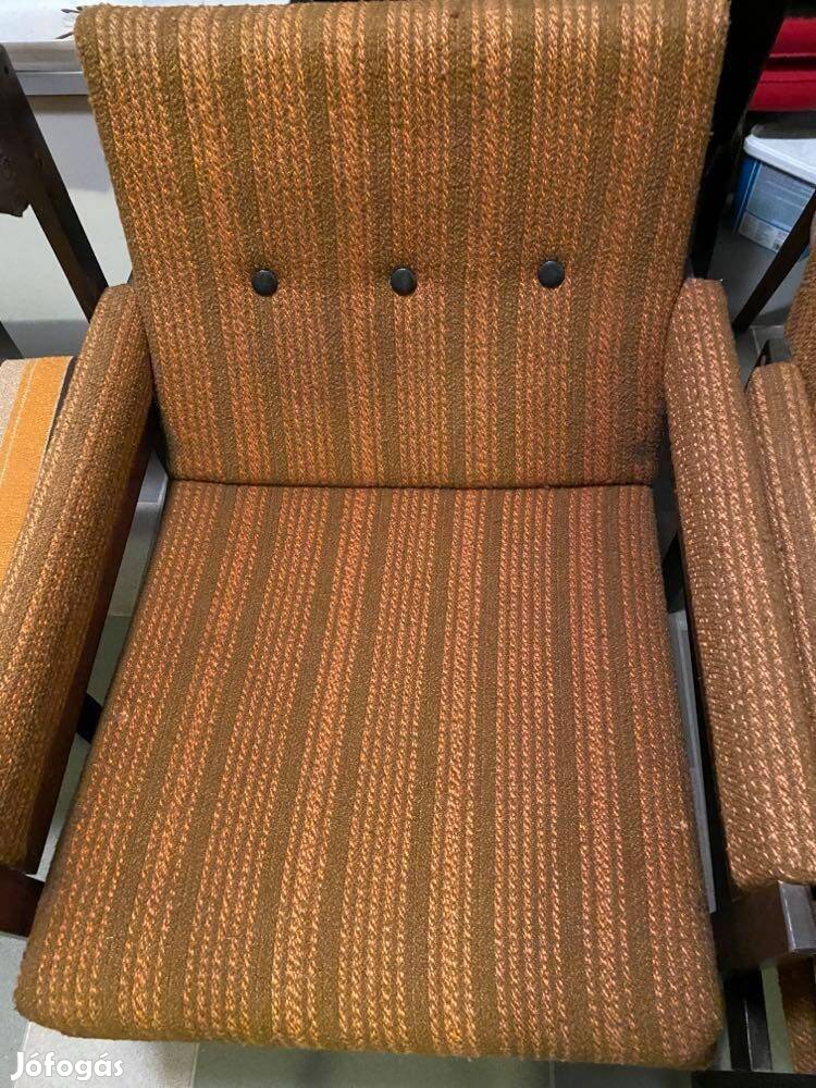 Art deco retro retró szövet fotel ülőgarnitúra eladó