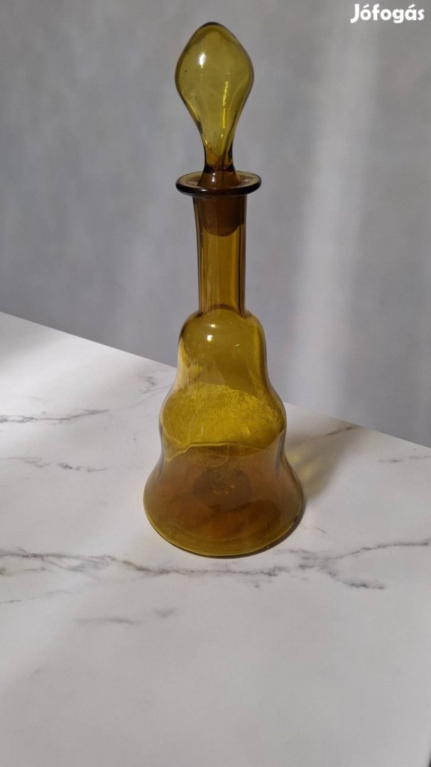 Art deco üveg palack